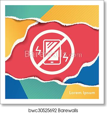 362x382 Turn Into Vibration Icon, Art Print Barewalls Posters Prints