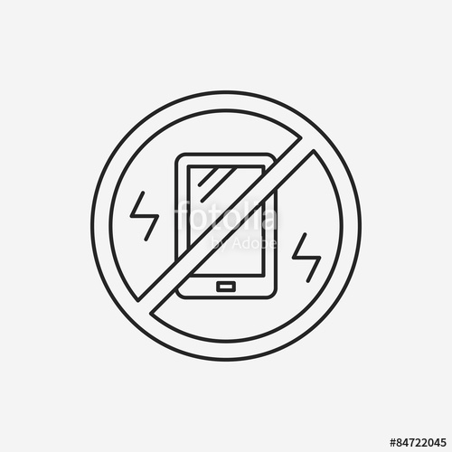 500x500 Turn Into Vibration Line Icon Stock Image And Royalty Free Vector