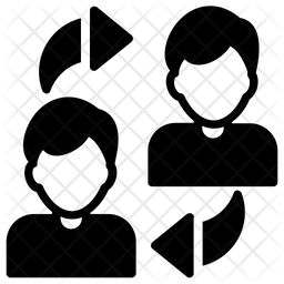 256x256 Politician Turnover Icon Of Glyph Style