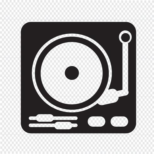490x490 Turntable Icon Symbol Sign