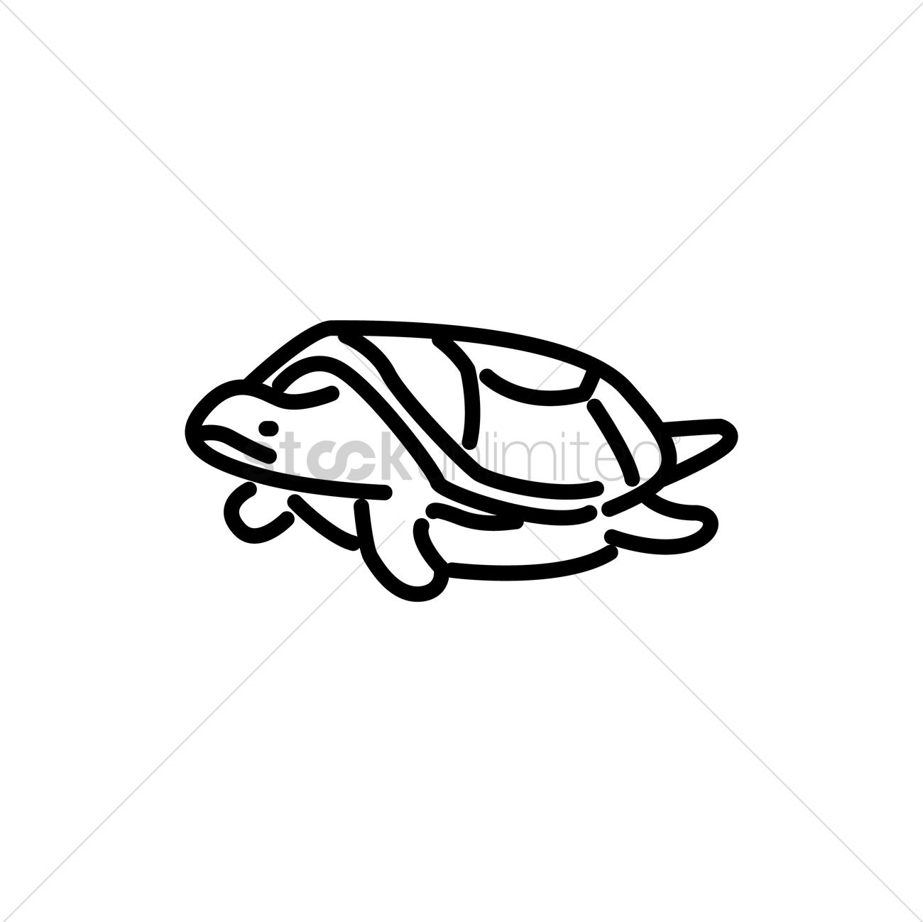 1300x1299 Turtle Icon Vector Image