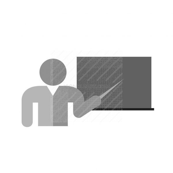 600x600 Teacher I Greyscale Icon