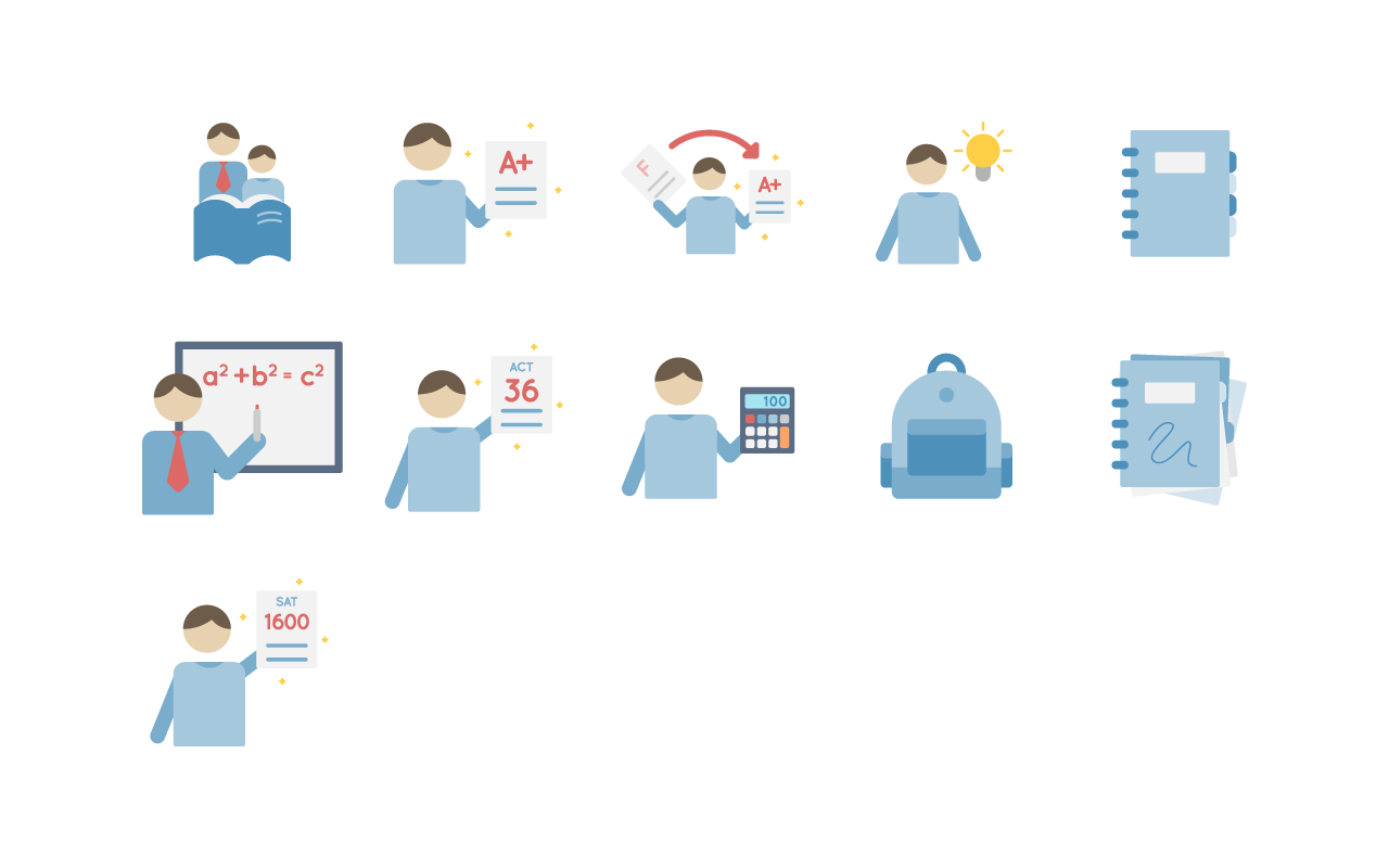 1280x800 Tutor Icon Set
