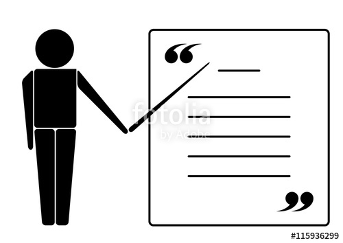 500x354 Tutor Icon With Quote Stock Image And Royalty Free Vector