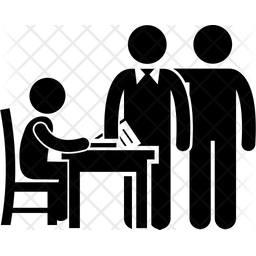 256x256 Hiring Tutor Icon Of Glyph Style