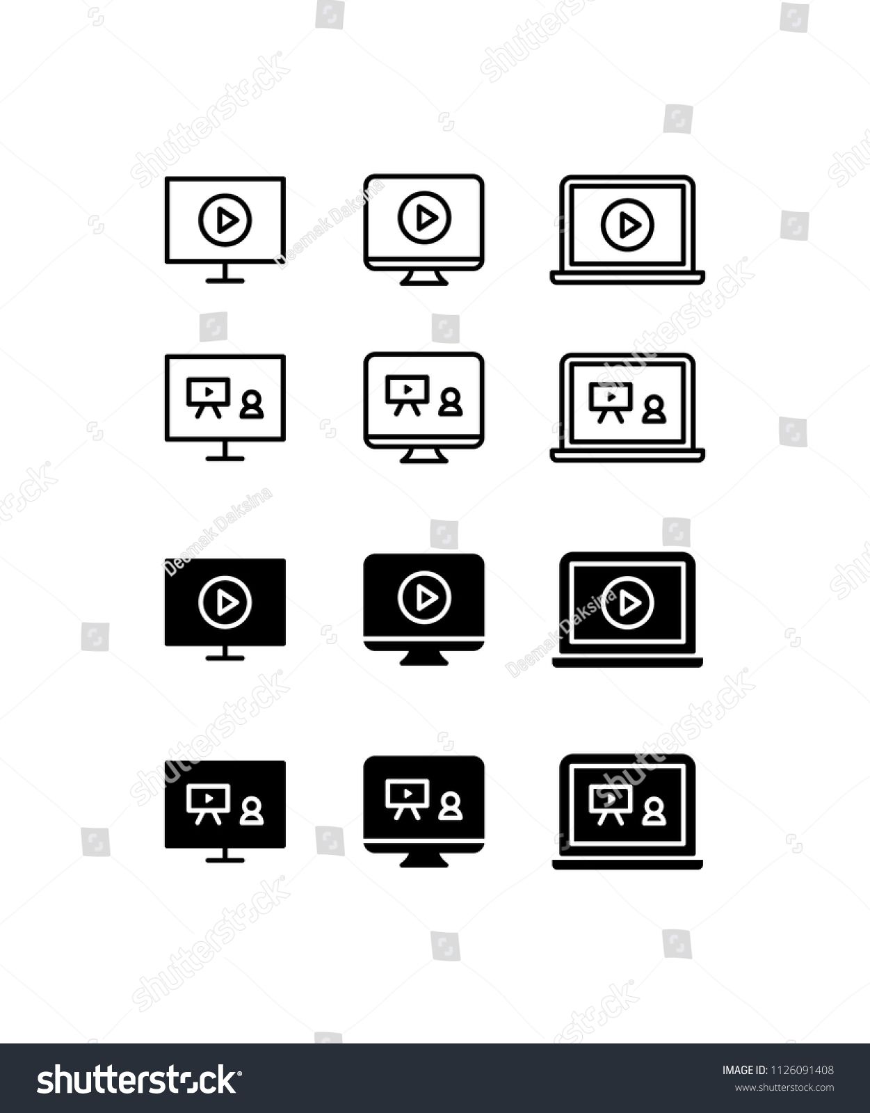 1251x1600 Video Tutorial Icon Set Video, Online, Tutorial, Computer