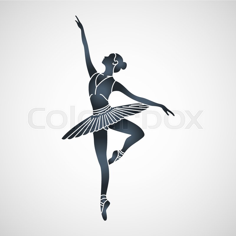 800x800 Ballet Vector Logo Icon Illustration Stock Vector Colourbox