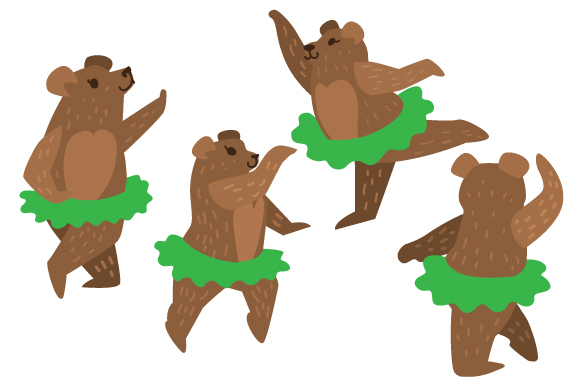 580x386 Bears Wearing A Tutu