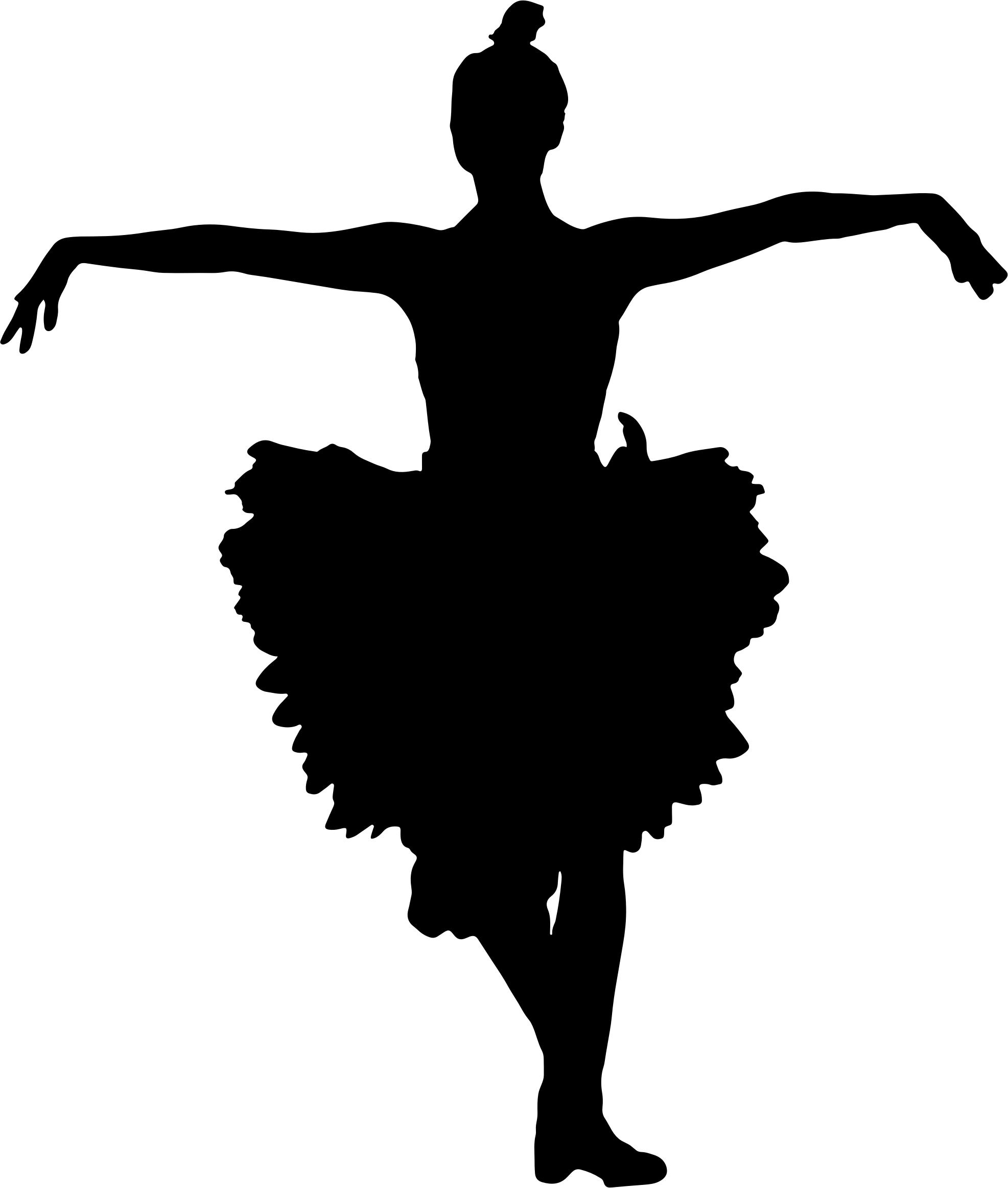 1973x2325 Puffy Dress Ballerina Silhouette Icons Png