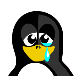 256x256 Sad Tux Icon Tuxlets Iconset Peter Bart Mathijssen