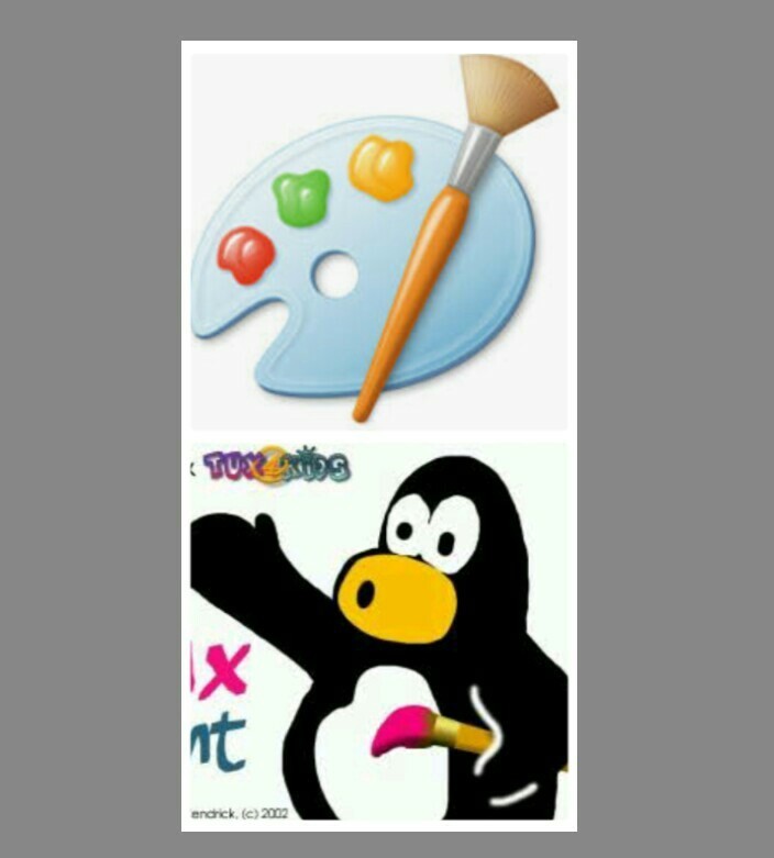 704x781 Difference Between Tux Paint Icon And M S Paint Icon