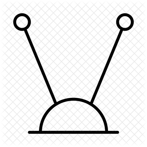 512x512 Tv, Antenna, Range, Network Icon Of Line Style