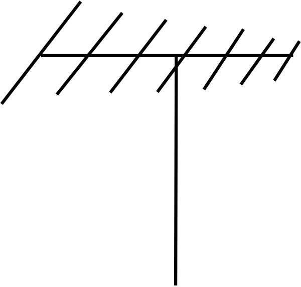 600x572 Tv Antenna Clip Art