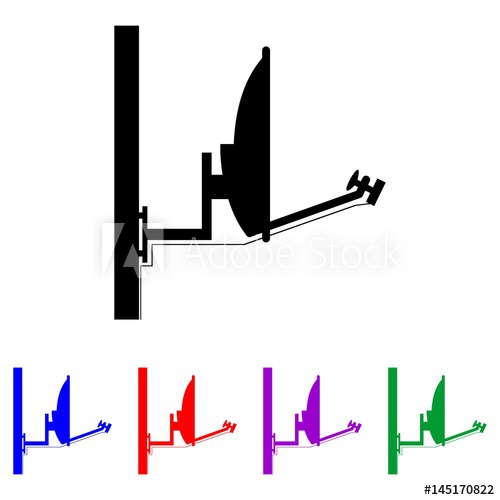 500x500 Satelite Dish Antenna Icon Tv