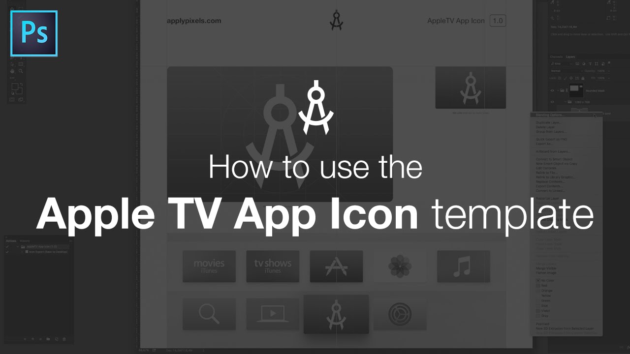 1280x720 How To Use The Apple Tv App Icon Template