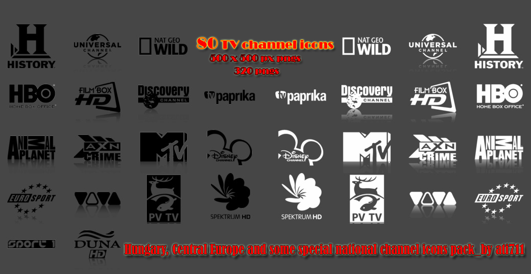 1045x540 Tv Channel Icons Pack