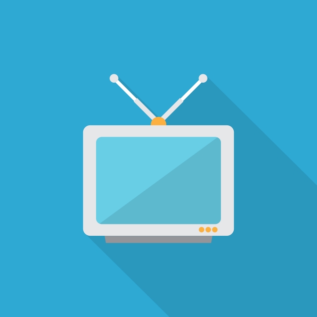 640x640 Tv Icon Set Of Great Flat Icons With Style Long Shadow Icon