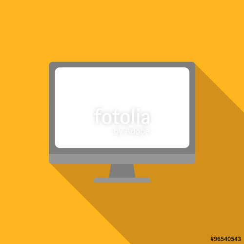 500x500 Tv Flat Icon Stock Image And Royalty Free Vector On Fotolia
