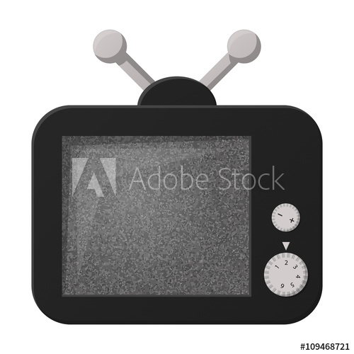 500x500 Tv Flat Icon With Long Shadow For Web