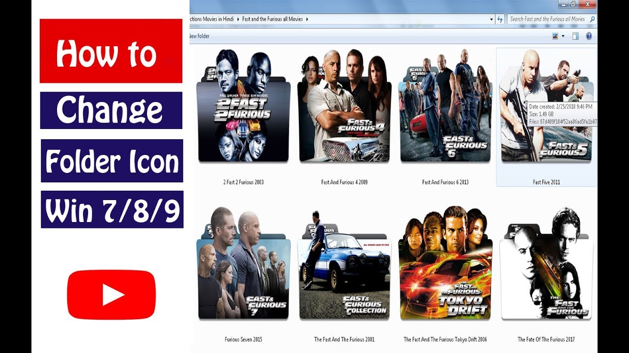 1280x720 Change Folder Icon Your Movie Tv Series Collection