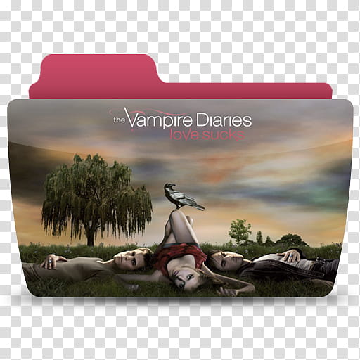 512x512 Colorflow Tv Folder Icons The Vampire Diaries S Png Clipart