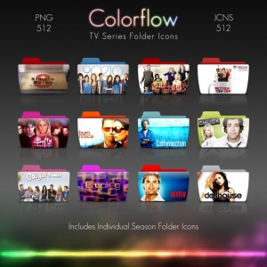 300x300 Colorflow Tv Folder Icons For Mac