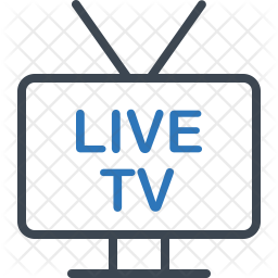 Tv Icon At Vectorified Com Collection Of Tv Icon Free For Personal Use