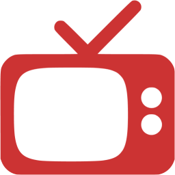 256x256 Persian Red Tv Icon