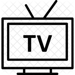 256x256 Tv Icon Of Line Style