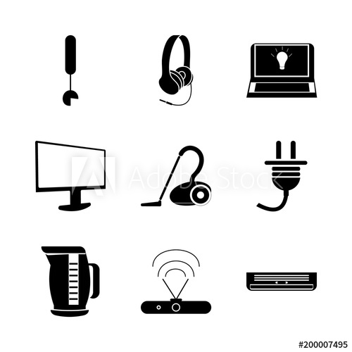 500x500 Icon Electronic With Tea, Tv, Network, Clean And Antenna