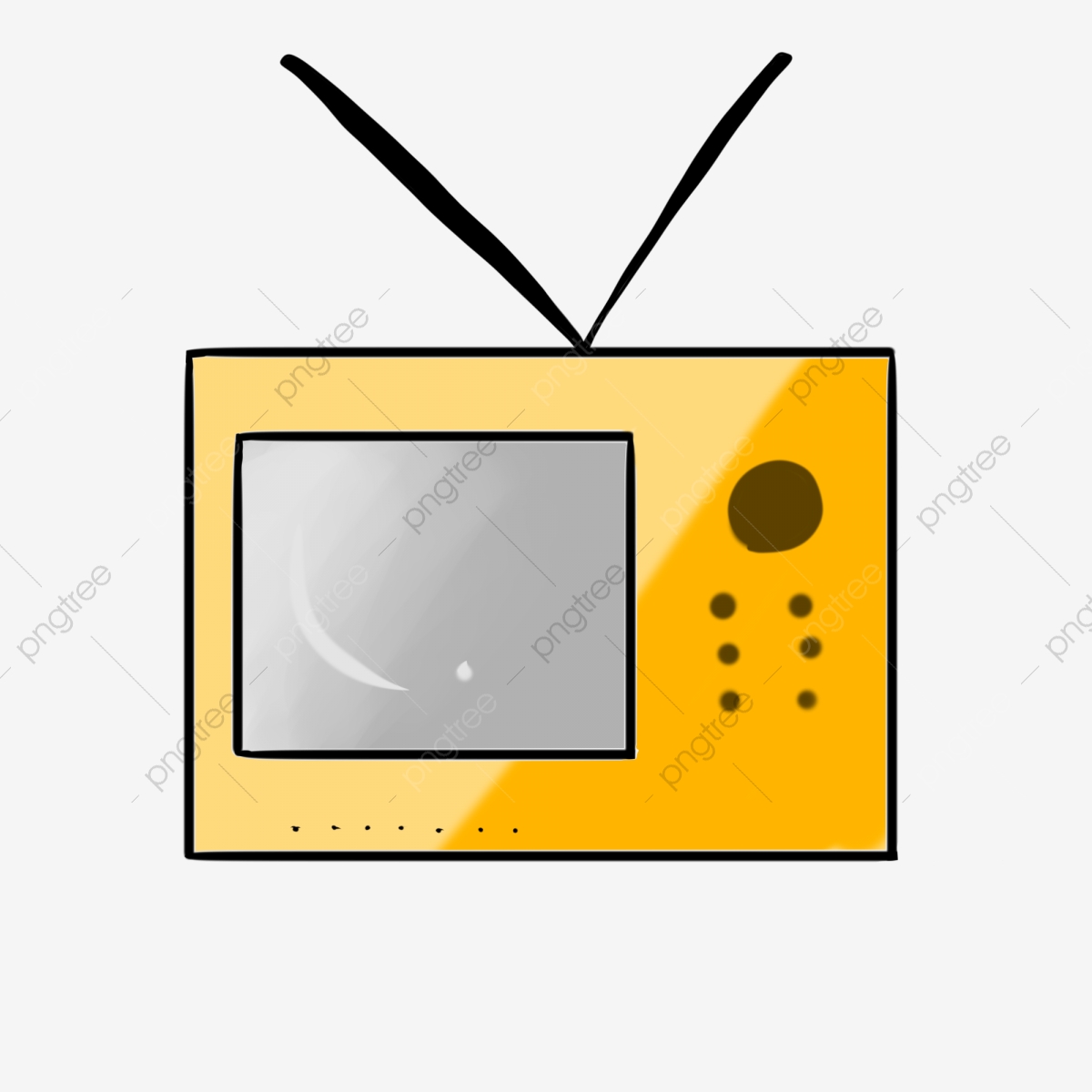 1200x1200 Cartoon Icon Cartoon Tv News Feeds Tv Series, Tv Station, Tv Set