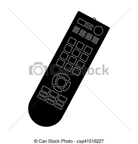 450x470 Tv Control Remote Icon Over White Background Vector Vector