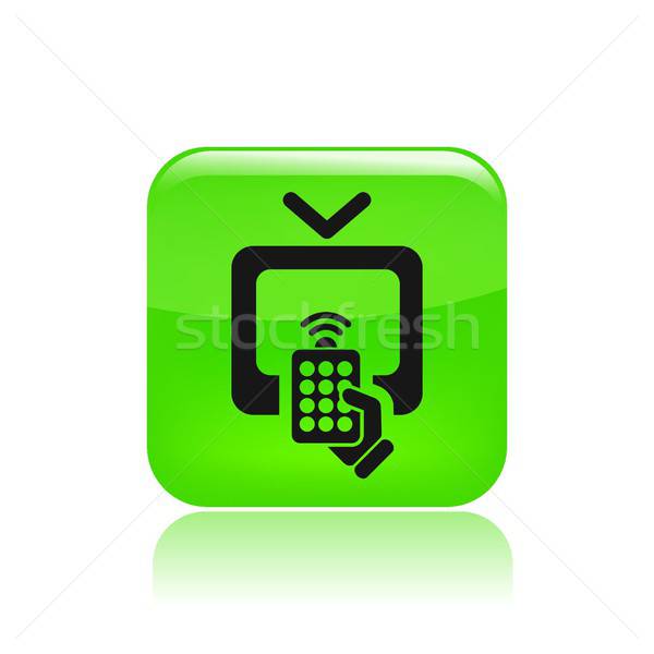 600x600 Tv Remote Icon Vector Illustration Myvector