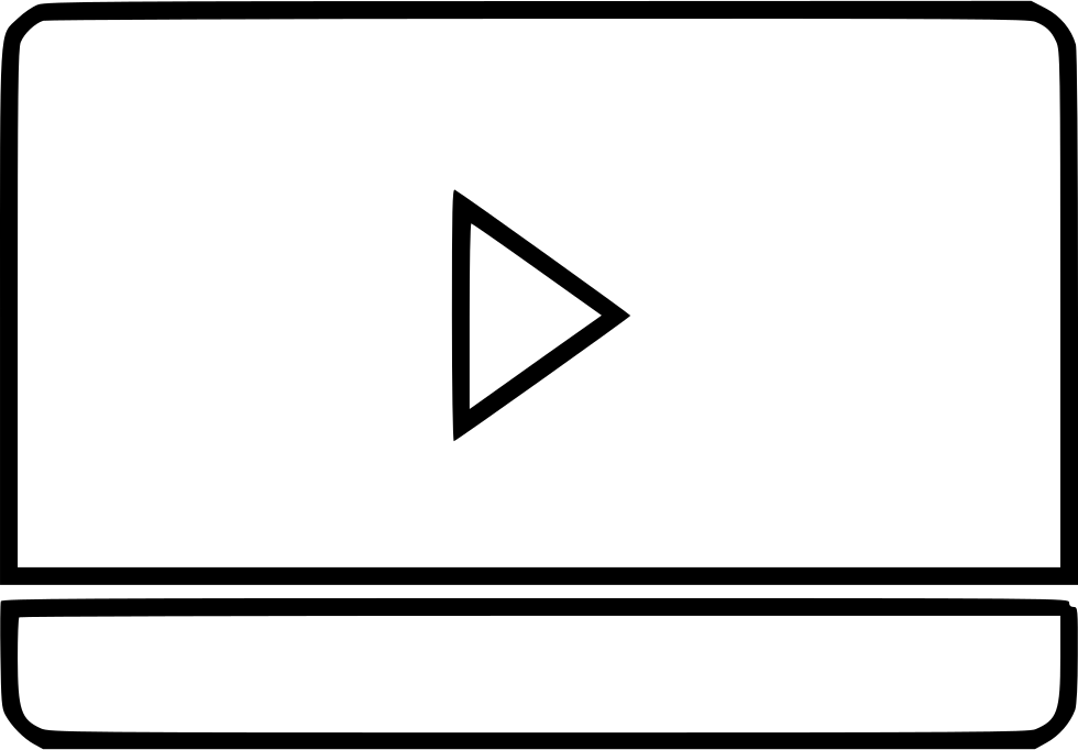 980x682 Monitor Play Player Tv Screen Png Icon Free Download