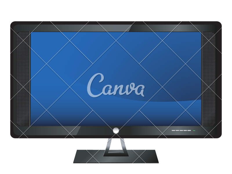 800x600 Vector Tv Screen Icon