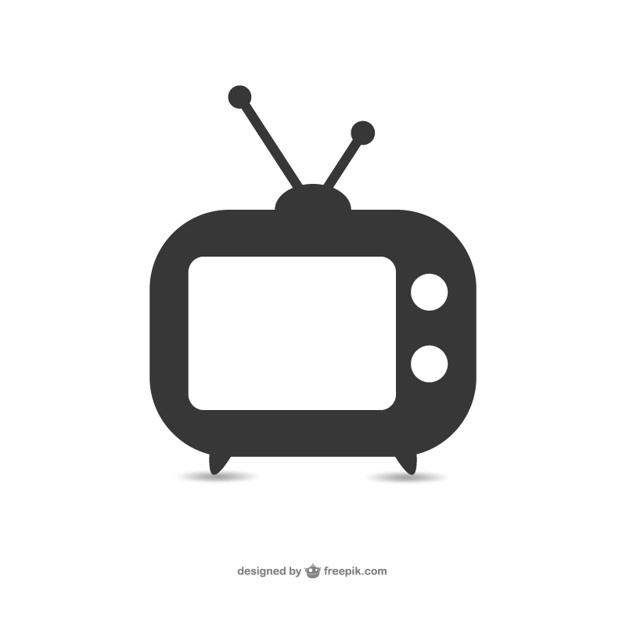 626x626 Old Television Set Icon Vector Free Download