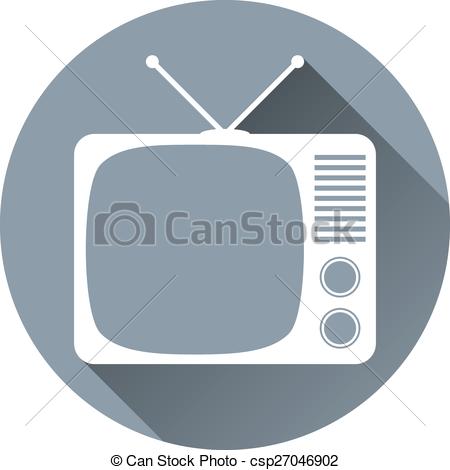 450x470 Vector Hipster Tv Set Icon Hipster Tv Set Icon Flat Design