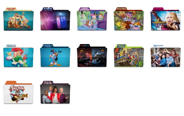 600x379 Tv Show Folder Icons Free Icon Packs Ui Download