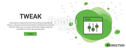 500x192 Website Tweak Icon Stock Image And Royalty Free Vector
