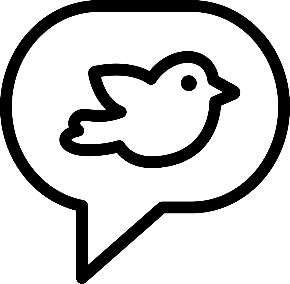 980x962 Thin Tweet Message Twitter Png Icon Free Download