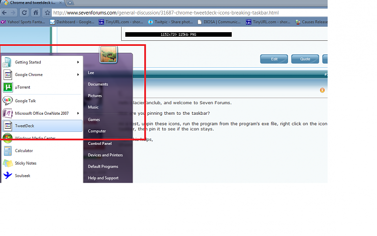 750x469 Chrome And Tweetdeck Icons Breaking On The Taskbar