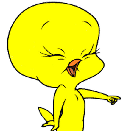 450x440 Tweety Bird Laughing Ehm Gee's Muse