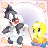 200x200 Baby Tweety And Baby Sylvester Icon