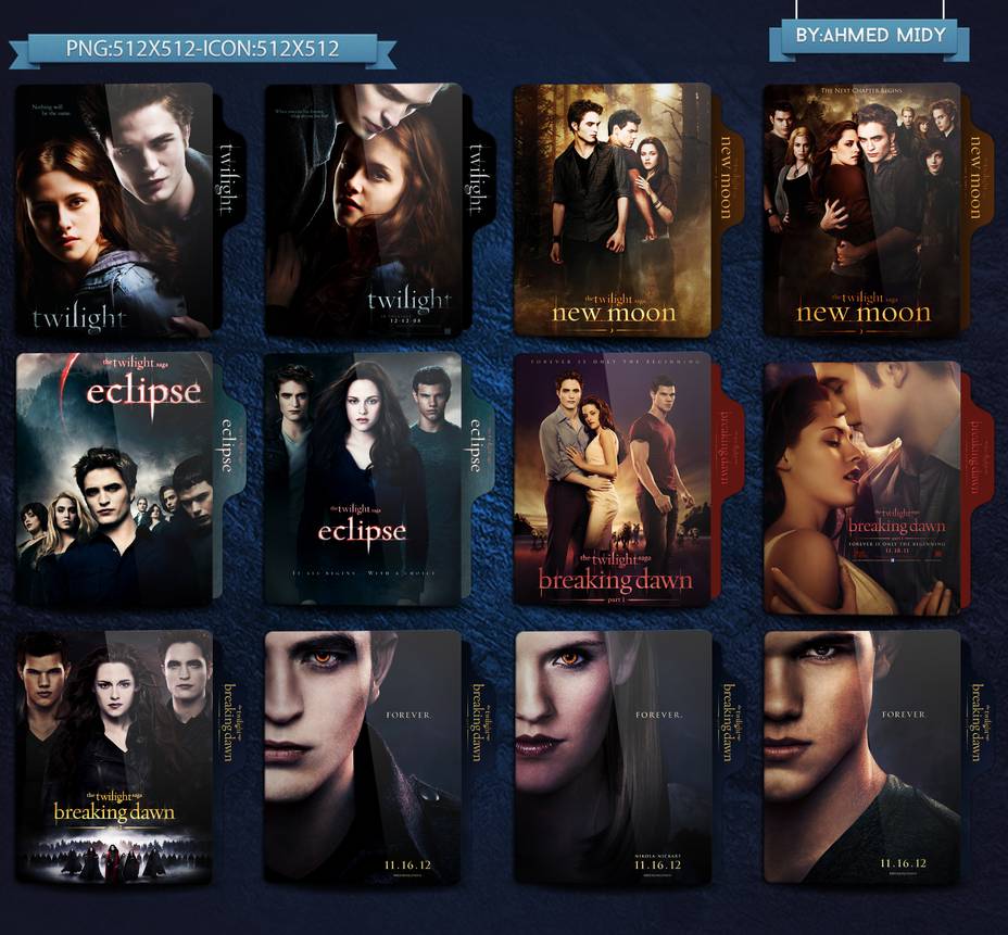 928x861 Twilight Folder Icon Pack