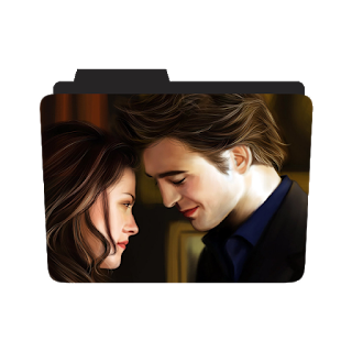 320x320 Twilight Movie Folder Icon, Isabella Swan, Edward Cullens, Kristen