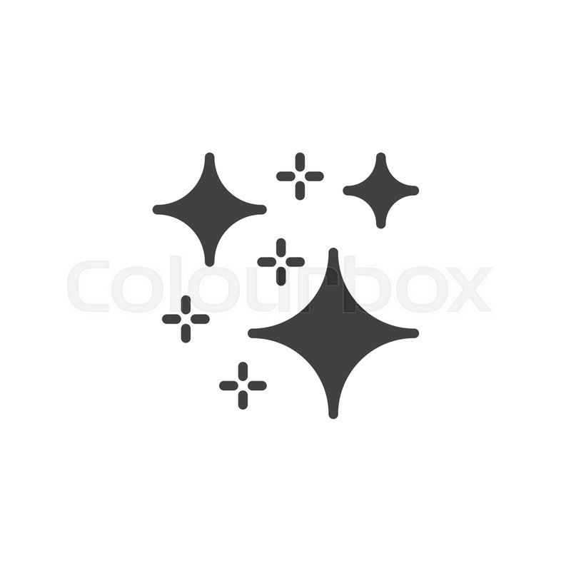800x800 Magic Stars Vector Icon Filled Flat Stock Vector Colourbox