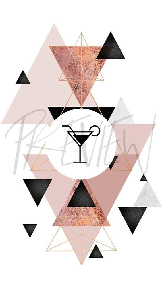 570x1013 Rose Gold Instagram Highlight Icon Cover Template Set