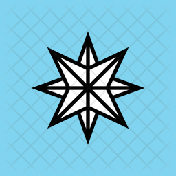 256x256 Twinkle Icon Of Colored Outline Style
