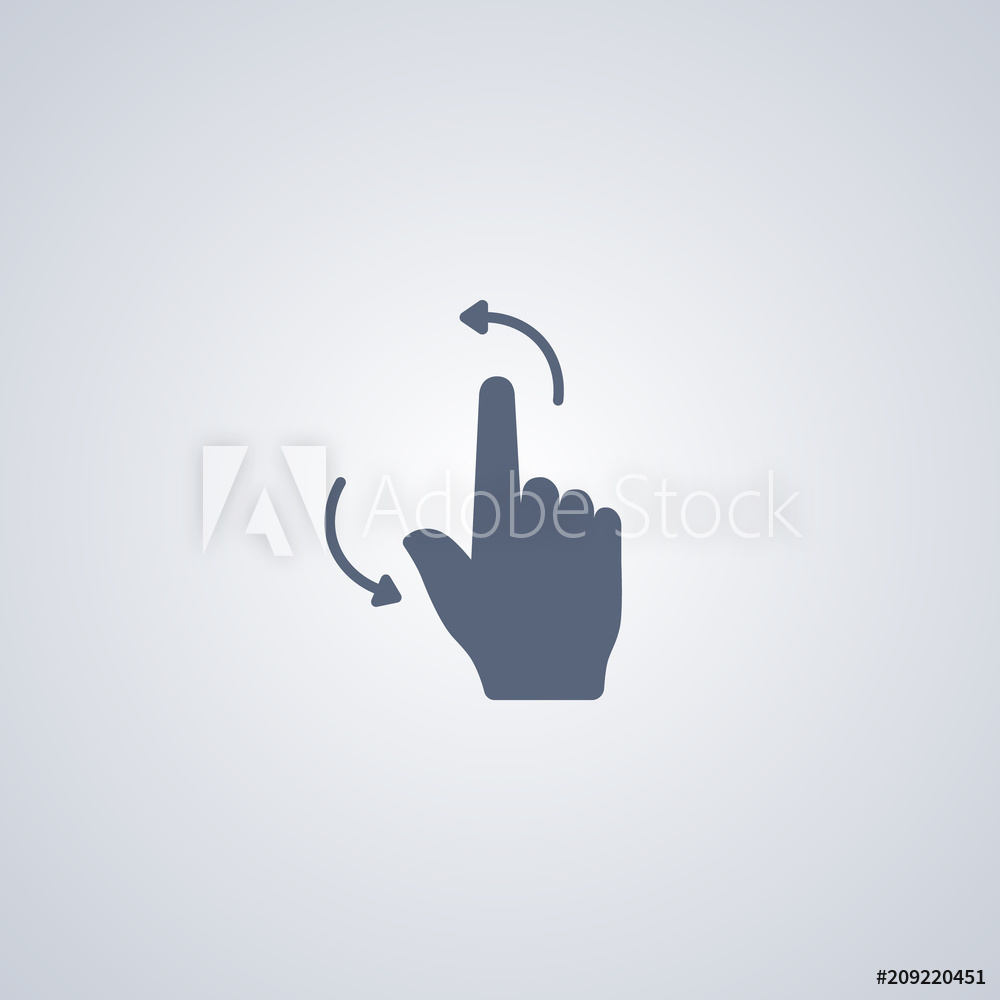 Photo Art Print Gesture Screen Rotation Icon, Gesture Screen 1000x1000 Photo Art Print Gesture Screen Rotation Icon, Gesture Screen