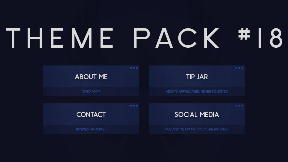 Free Twitch Panel Theme Packs On Behance 960x540 Free Twitch Panel Theme Packs On Behance